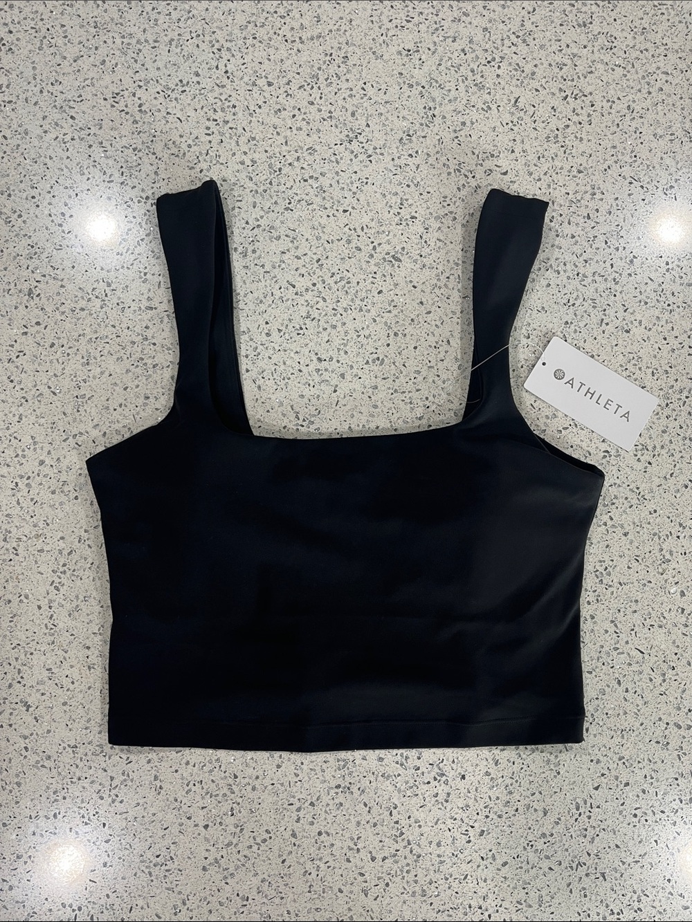 Athleta Transcend Square Neck Crop Bra